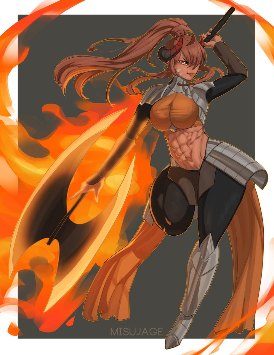 Warrior But THICC